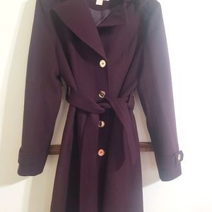 Wool trench coat by Michael Kors